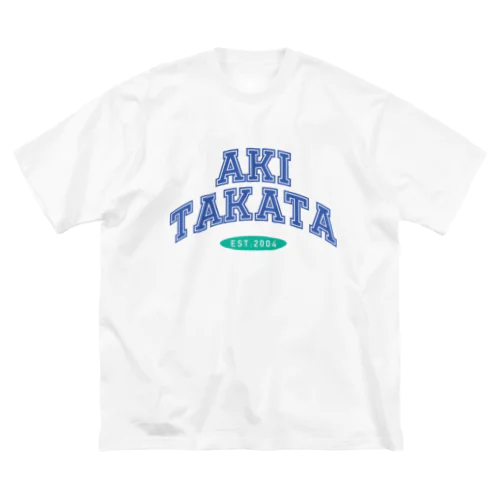 自治体 古着スウェット風　AKITAKATA イエロー ビッグシルエットTシャツ