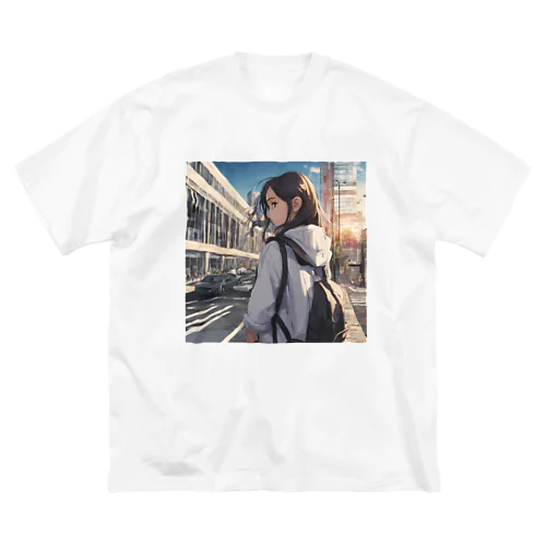 都会女子高生 ビッグシルエットTシャツ