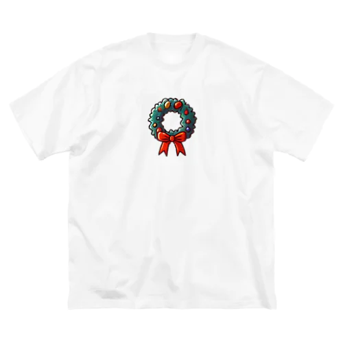 クリスマスリース🎄✨ ビッグシルエットTシャツ