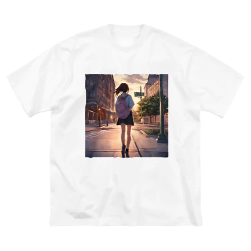 とあるJKの帰り道 Big T-Shirt