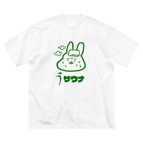 うサウナ（おっさんバージョン） ビッグシルエットTシャツ