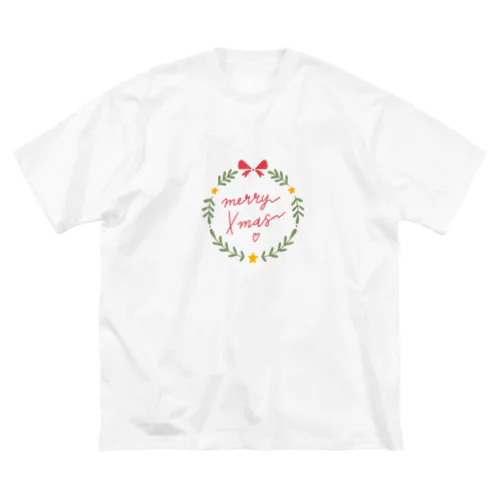 メリークリスマス ビッグシルエットTシャツ