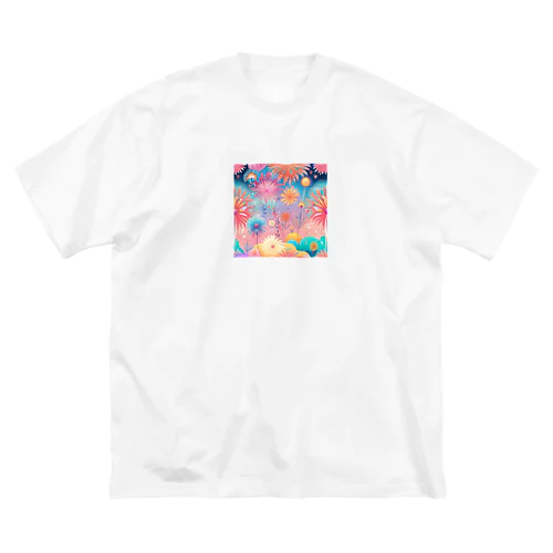 花火のアート Big T-Shirt