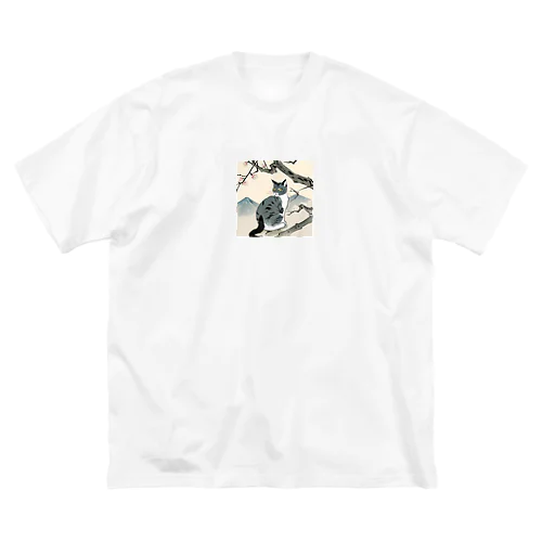 浮世絵猫 ビッグシルエットTシャツ