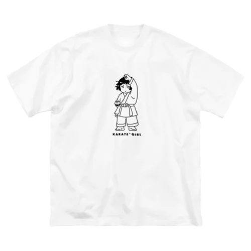 KARATE GIRL_透明 Big T-Shirt