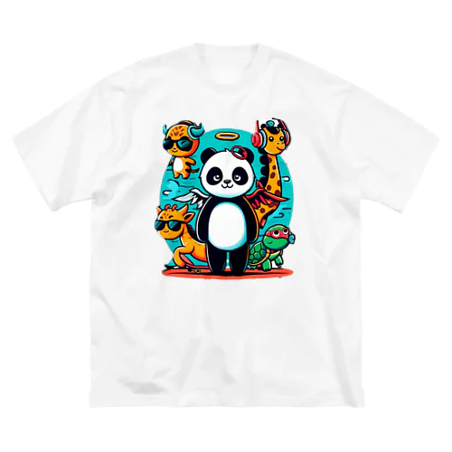 パンダと仲間たち Big T-Shirt