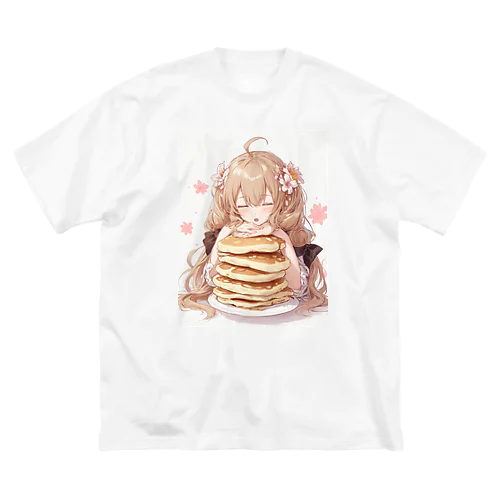 ゆるふわパンケーキちゃん ビッグシルエットTシャツ