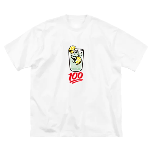 レモンサワー100点 大きいロゴ Big T-Shirt