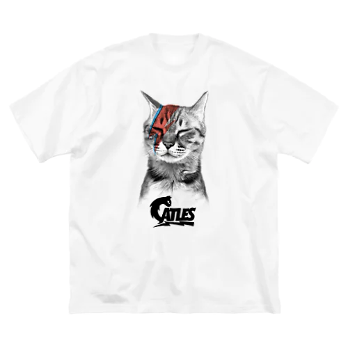 CATLES FUKUSUKE BOWIE ビッグシルエットTシャツ