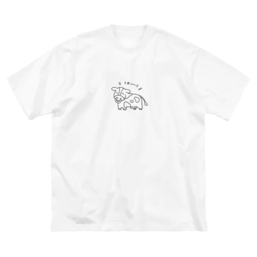 さけぶうし ビッグシルエットTシャツ