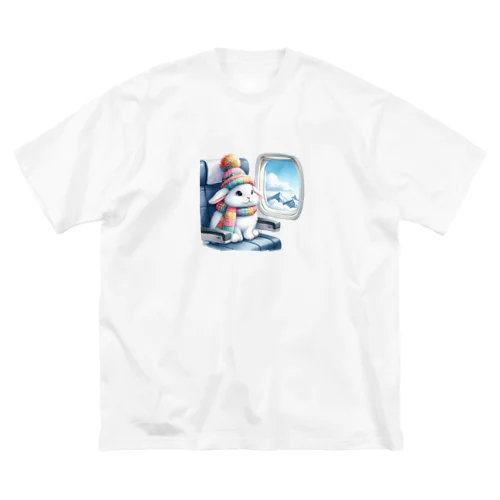 Sitting rabbit（座るウサギ） Big T-Shirt