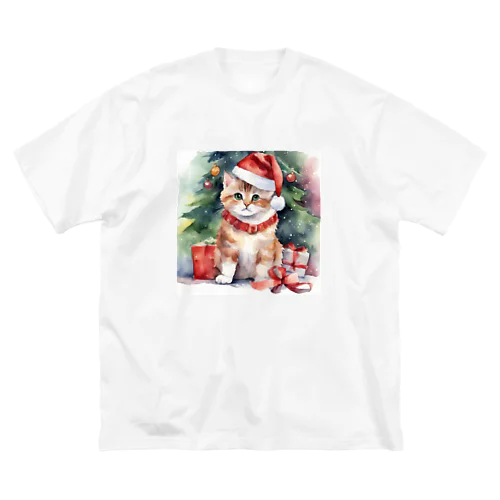 猫好きに贈る、特別なクリスマスコレクション ビッグシルエットTシャツ