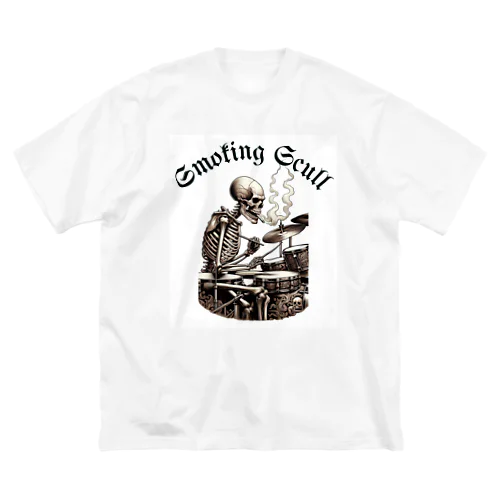 smoking　skull （ドラムバージョン） Big T-Shirt