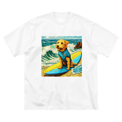 波乗りDog Big T-Shirt