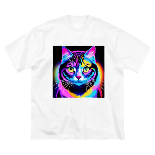 カラフルサイバーキャット vol2 Big T-Shirt