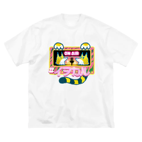 イヲカル_カセット ビッグシルエットTシャツ