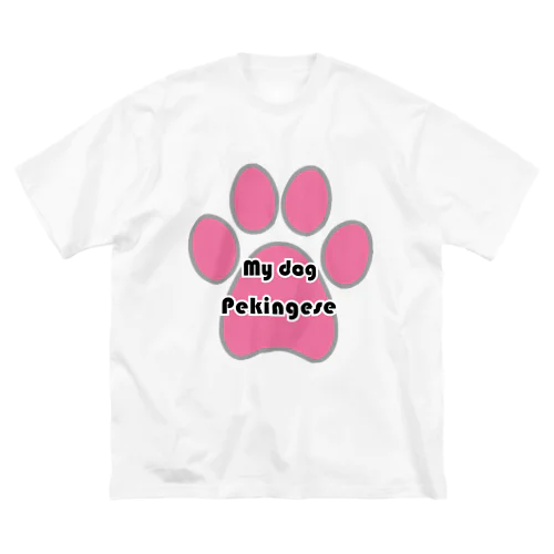 愛犬ペキニーズ ビッグシルエットTシャツ