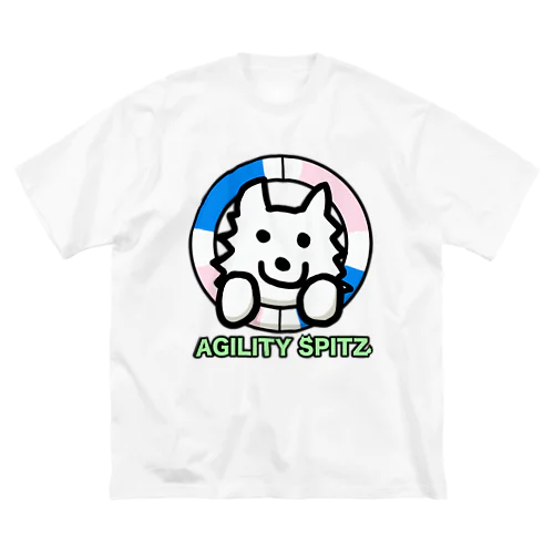 AGILITY SPITZ「タイヤからこんにちは！」 Big T-Shirt