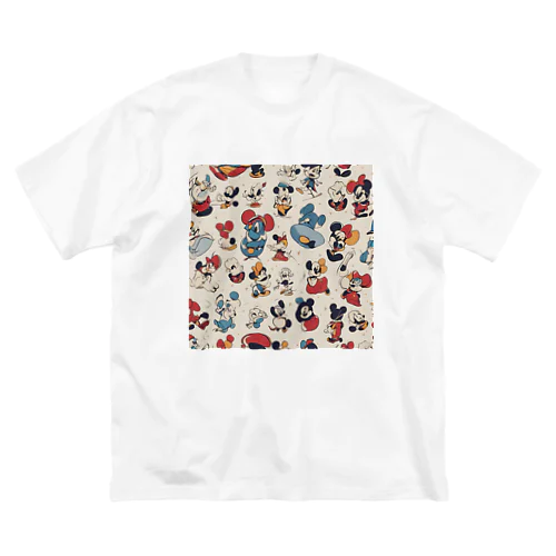 ディズニー風 ビッグシルエットTシャツ