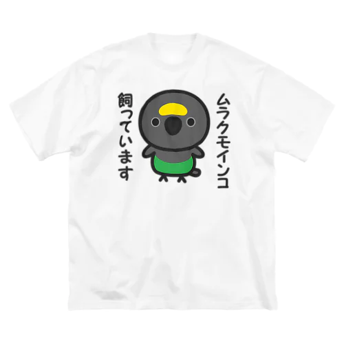 ムラクモインコ飼っています ビッグシルエットTシャツ