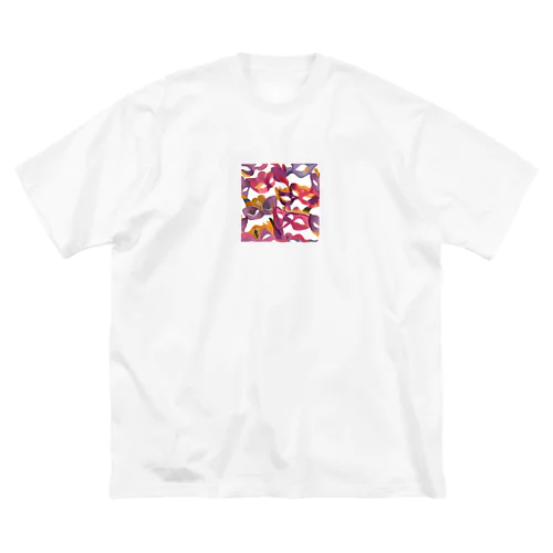 色とりどりの仮面のモダンな水彩画 Big T-Shirt