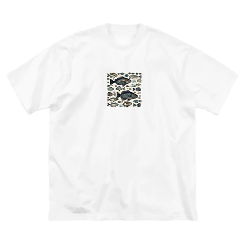 魚グッズ ビッグシルエットTシャツ