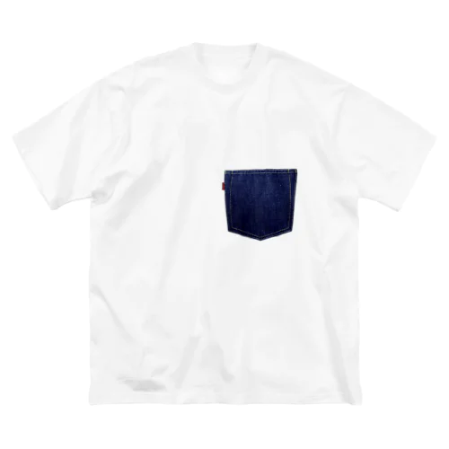 大戦モデル デニムポケット ビッグシルエットTシャツ