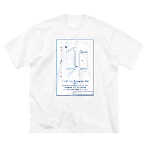 卯年　年賀状 ビッグシルエットTシャツ