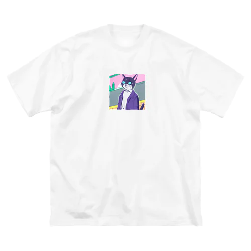 ヌコ博士 ビッグシルエットTシャツ