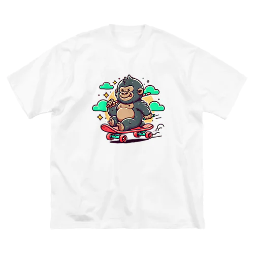 ゴリくんスケーター ビッグシルエットTシャツ