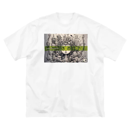 Beginning of a nightmare 2 (Green Line) ビッグシルエットTシャツ