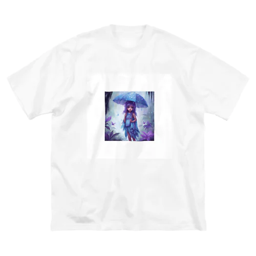 Alone in the Purple Rain ビッグシルエットTシャツ