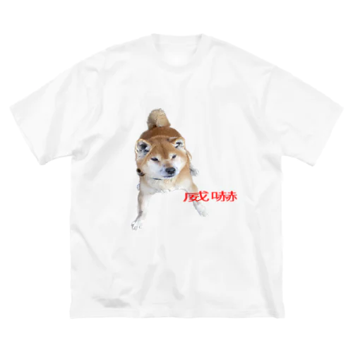 威嚇犬 ビッグシルエットTシャツ