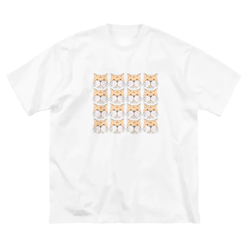 ねこのもんす　もんすーまみれ ビッグシルエットTシャツ