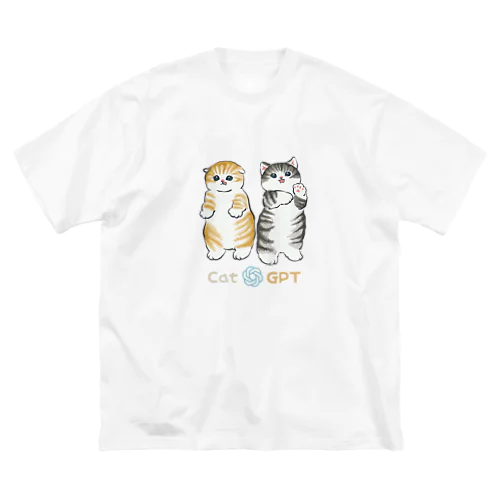 ChatGPTならぬCatGPT ビッグシルエットTシャツ