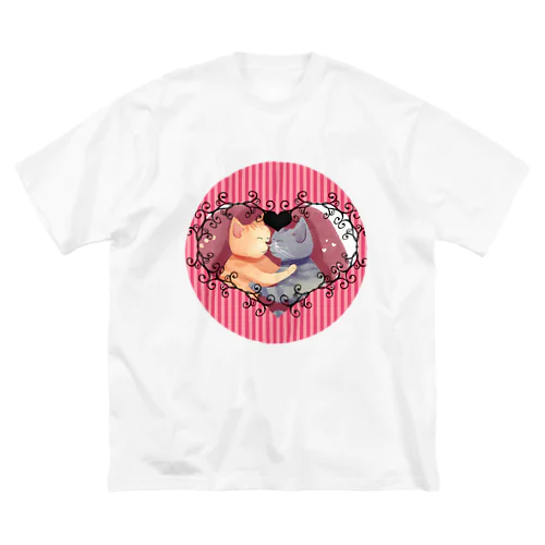 ラブねこ ビッグシルエットTシャツ