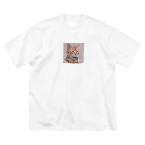 猫 ビッグシルエットTシャツ