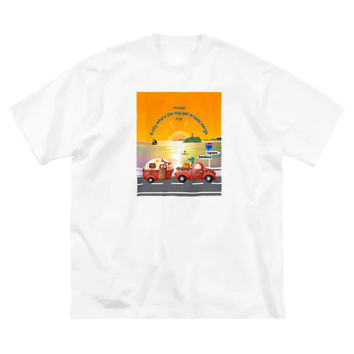 湘南藤沢（2430）夕焼けコレクション Big T-Shirt