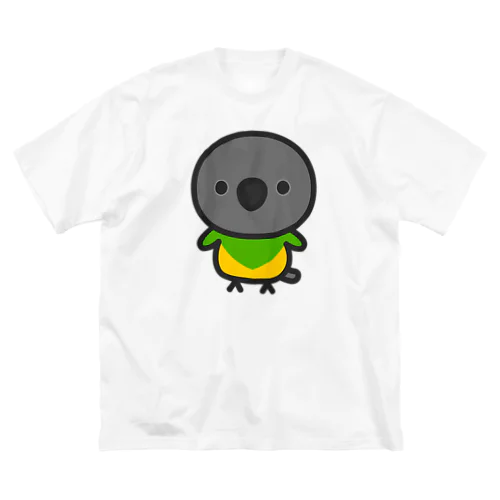 ネズミガシラハネナガインコ ビッグシルエットTシャツ