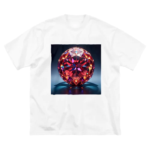 赤い水晶 Big T-Shirt