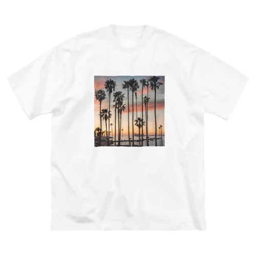 サンセットビーチパーム Big T-Shirt