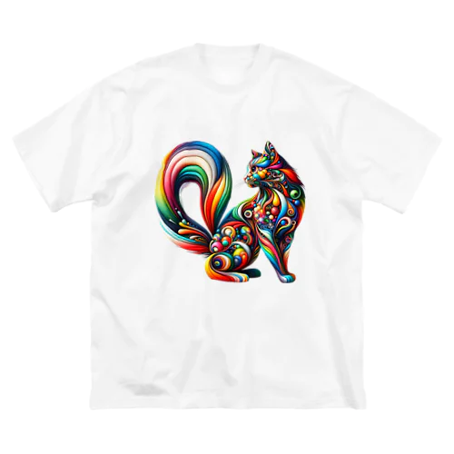 宇宙猫06 ビッグシルエットTシャツ