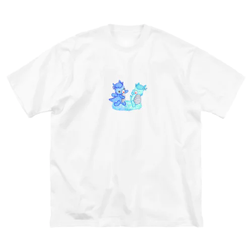 キャンディードラゴン　青 Big T-Shirt