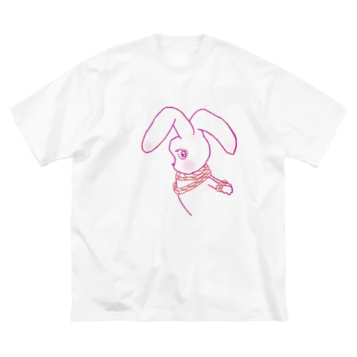 縄兎ちゃん/rope bunny （能登半島地震応援アイテム） ビッグシルエットTシャツ