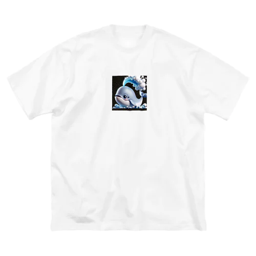 潮ふきクジラのモン太 Big T-Shirt