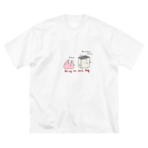 エコバッグくん ビッグシルエットTシャツ