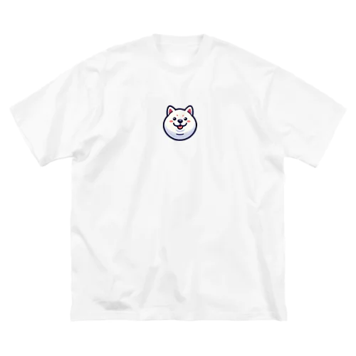 丸顔シリーズ柴犬バージョン ビッグシルエットTシャツ