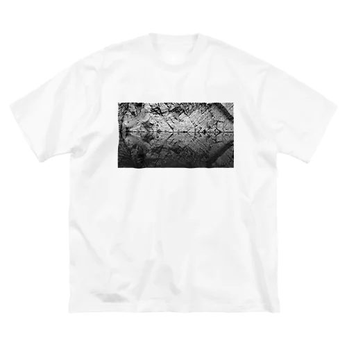 水面鏡世界Ⅰ 吉野川 ビッグシルエットTシャツ