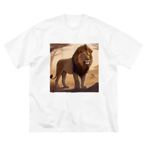 ライオン ビッグシルエットTシャツ
