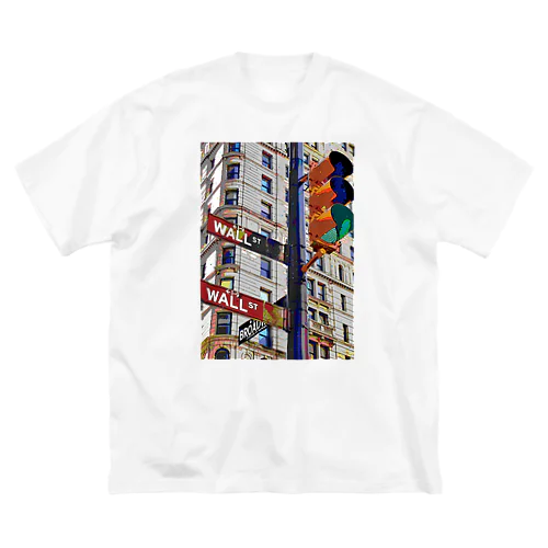 ニューヨーク ウォール街の信号機 Big T-Shirt